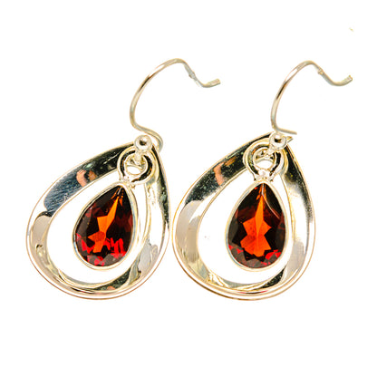 Garnet Earrings handcrafted by Ana Silver Co - EARR417677