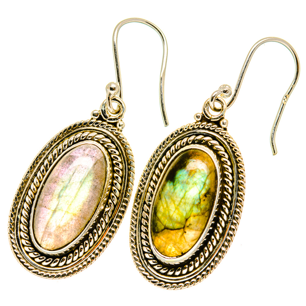 Labradorite Earrings handcrafted by Ana Silver Co - EARR417681