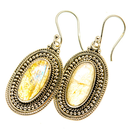 Labradorite Earrings handcrafted by Ana Silver Co - EARR417688
