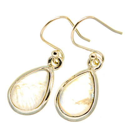 Rainbow Moonstone Earrings handcrafted by Ana Silver Co - EARR417692
