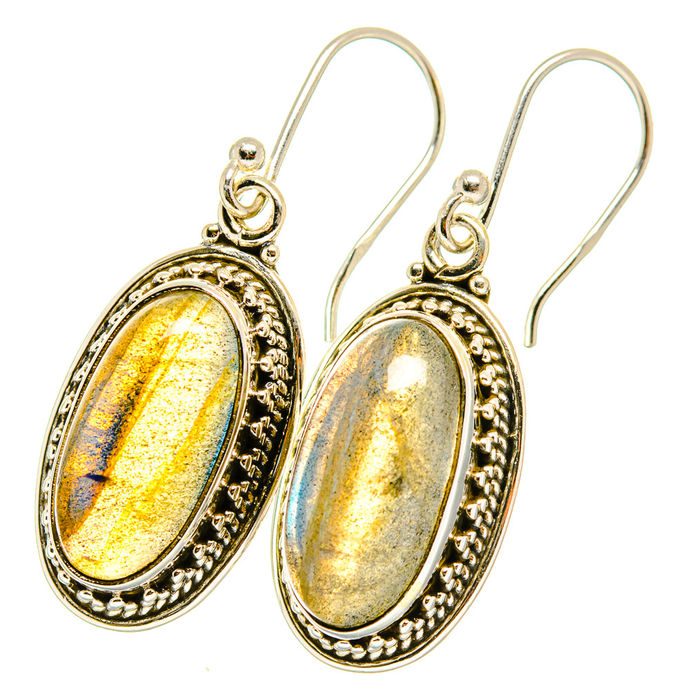 Labradorite Earrings handcrafted by Ana Silver Co - EARR417715