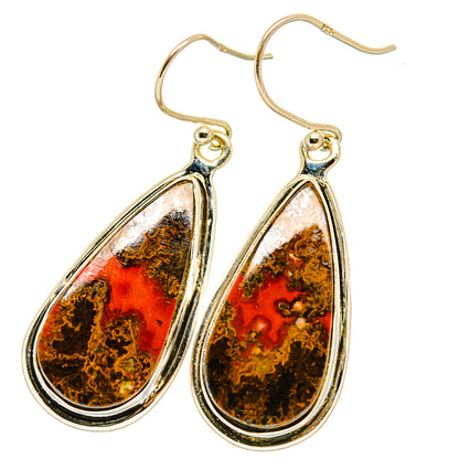 Moroccan Agate Earrings handcrafted by Ana Silver Co - EARR417719