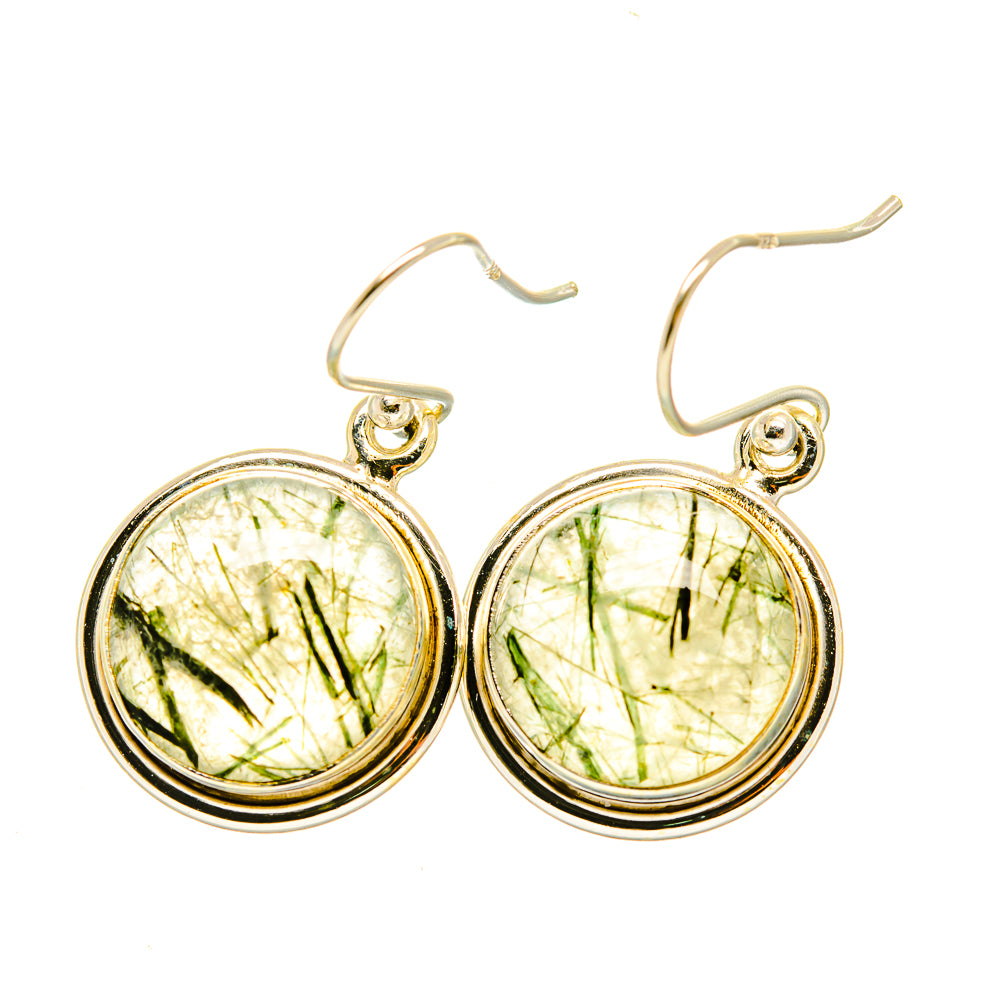 Tourmalinated Quartz Earrings handcrafted by Ana Silver Co - EARR417733