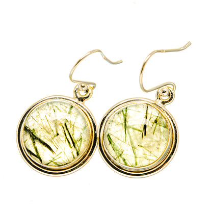 Tourmalinated Quartz Earrings handcrafted by Ana Silver Co - EARR417733