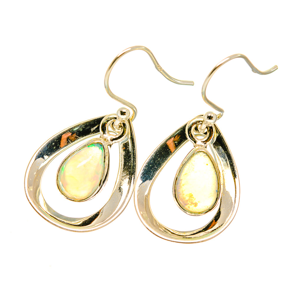 Ethiopian Opal Earrings handcrafted by Ana Silver Co - EARR417734