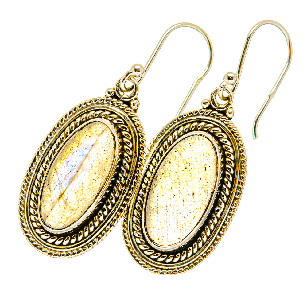 Labradorite Earrings handcrafted by Ana Silver Co - EARR417738