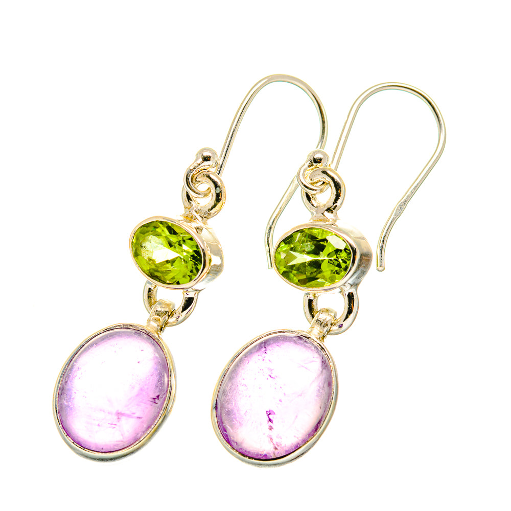 Amethyst, Peridot Earrings handcrafted by Ana Silver Co - EARR417745