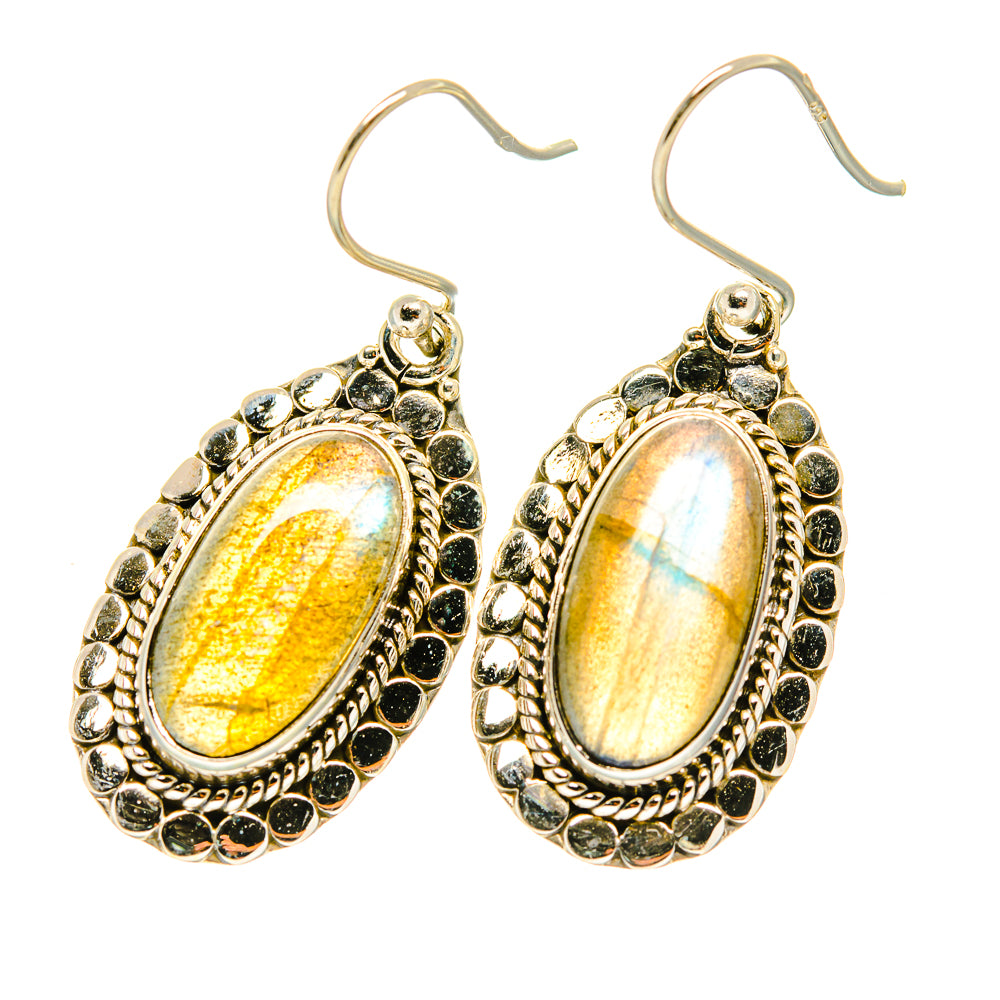 Labradorite Earrings handcrafted by Ana Silver Co - EARR417748