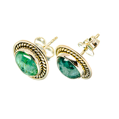 Green Tourmaline Earrings handcrafted by Ana Silver Co - EARR417764