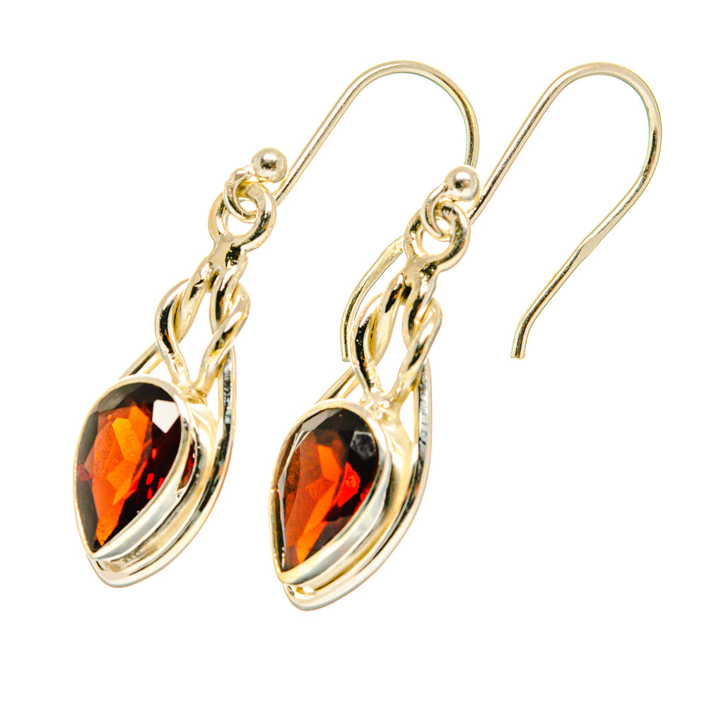 Garnet Earrings handcrafted by Ana Silver Co - EARR417765