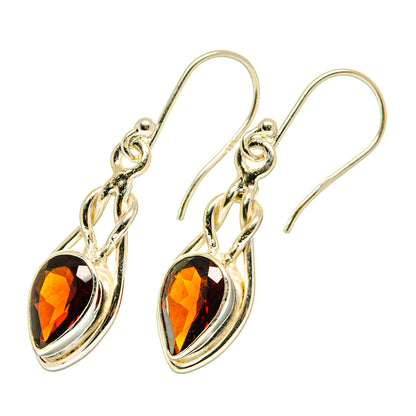 Garnet Earrings handcrafted by Ana Silver Co - EARR417769