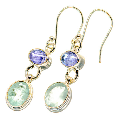 Aqua Chalcedony Earrings handcrafted by Ana Silver Co - EARR417779