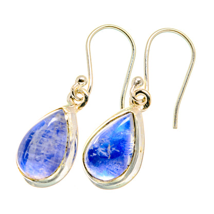 Rainbow Moonstone Earrings handcrafted by Ana Silver Co - EARR417782