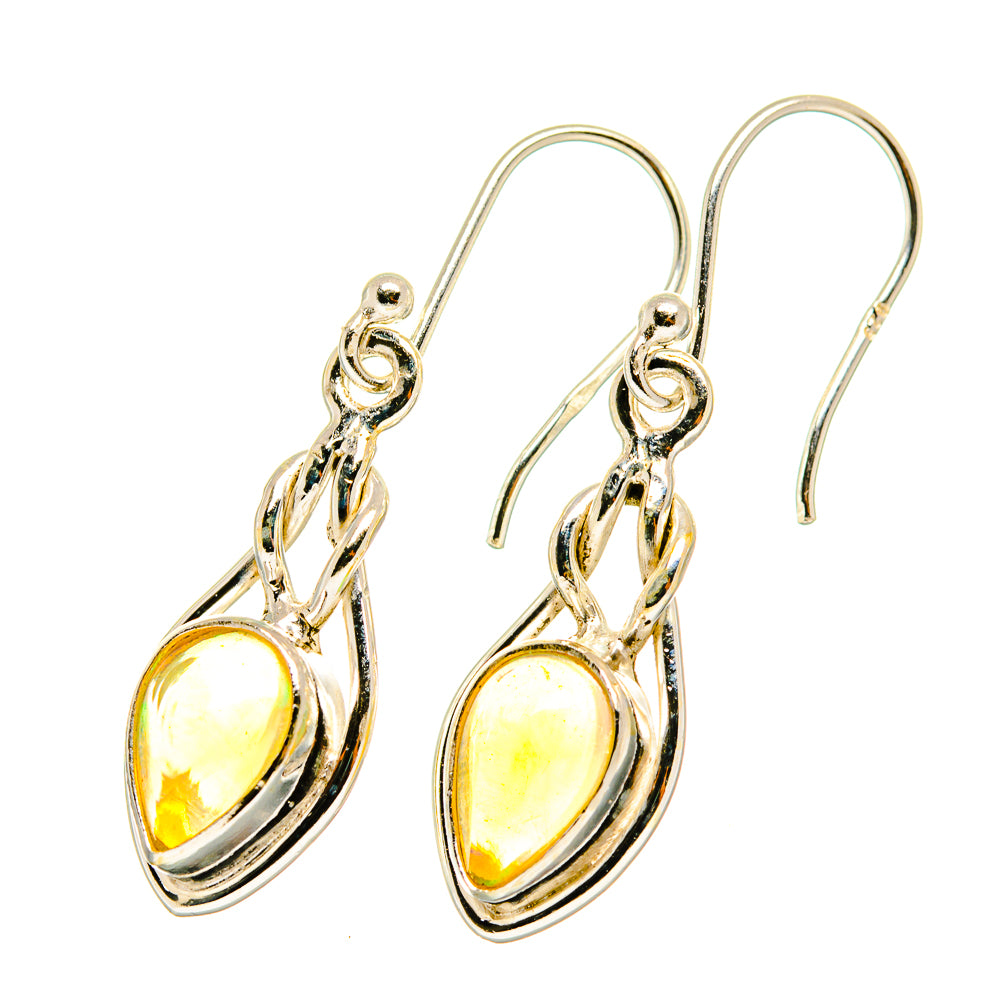 Ethiopian Opal Earrings handcrafted by Ana Silver Co - EARR417786