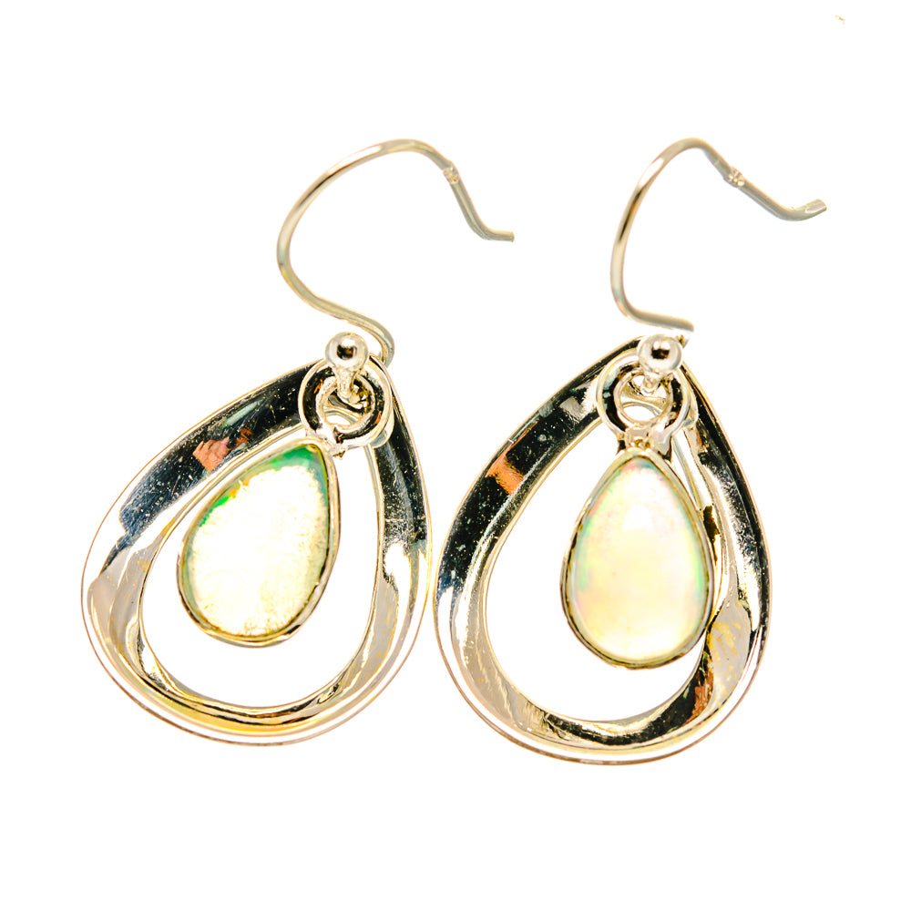 Ethiopian Opal Earrings handcrafted by Ana Silver Co - EARR417787