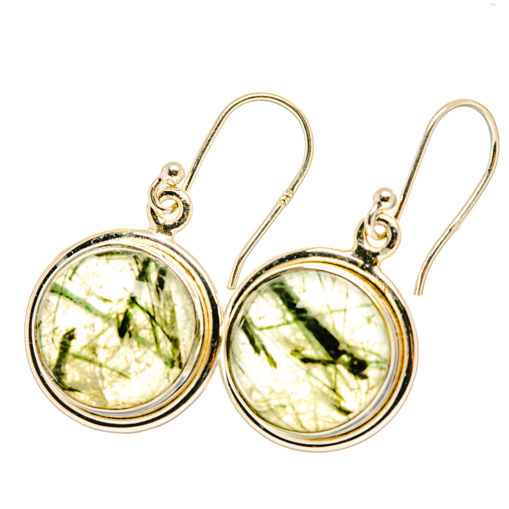 Tourmalinated Quartz Earrings handcrafted by Ana Silver Co - EARR417791