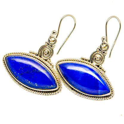 Lapis Lazuli Earrings handcrafted by Ana Silver Co - EARR417792
