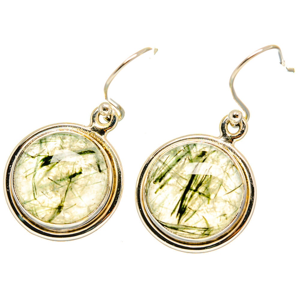 Tourmalinated Quartz Earrings handcrafted by Ana Silver Co - EARR417801