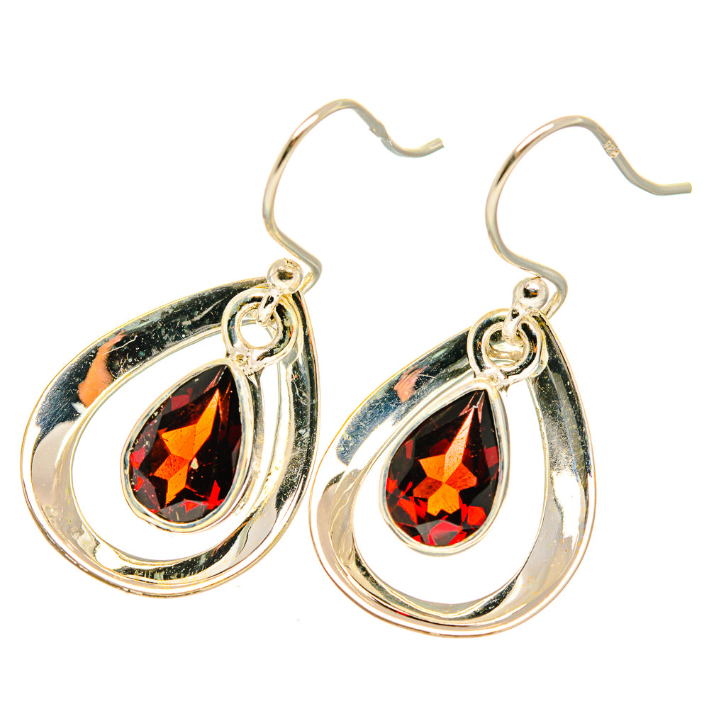 Garnet Earrings handcrafted by Ana Silver Co - EARR417802