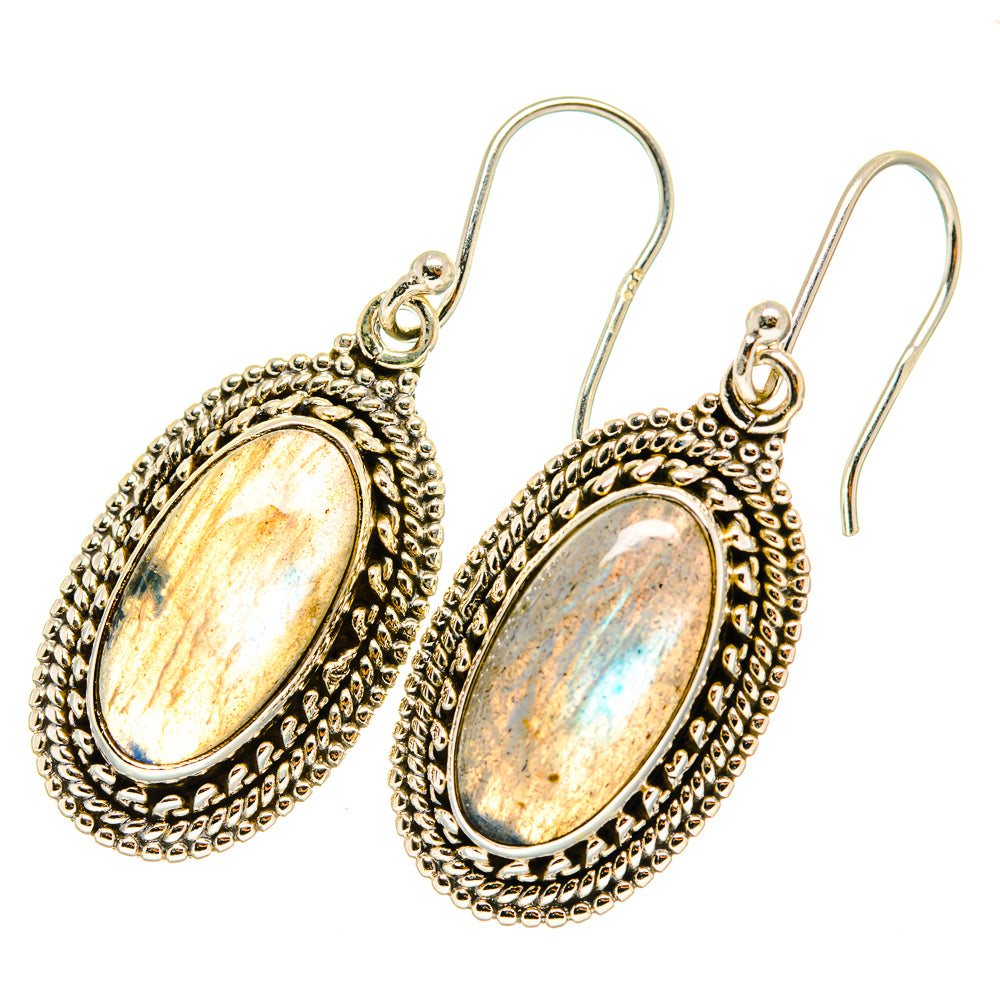 Labradorite Earrings handcrafted by Ana Silver Co - EARR417806