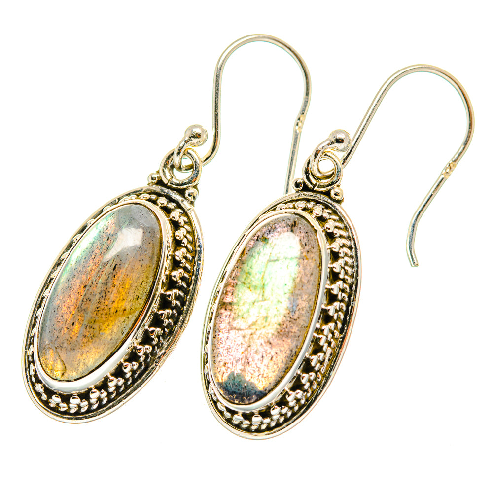 Labradorite Earrings handcrafted by Ana Silver Co - EARR417811