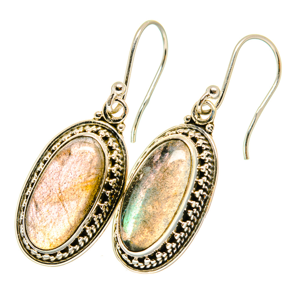 Labradorite Earrings handcrafted by Ana Silver Co - EARR417814
