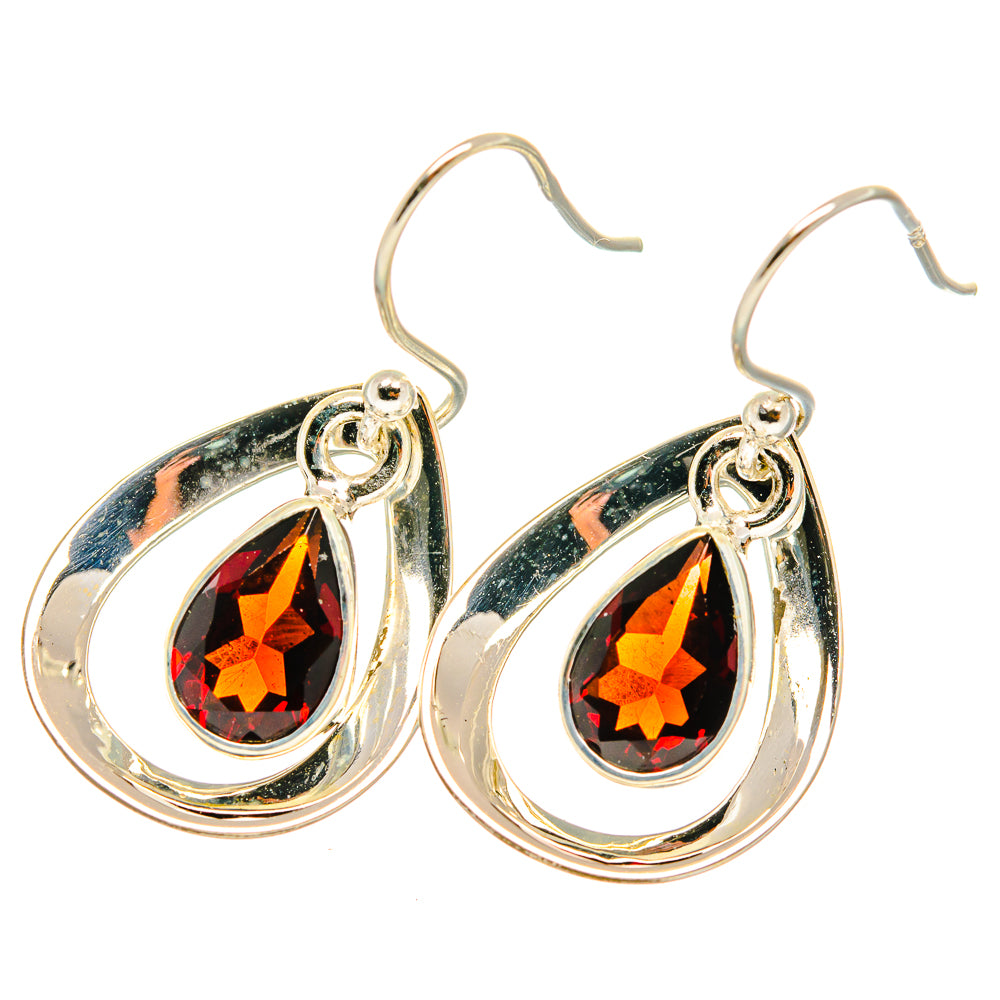 Garnet Earrings handcrafted by Ana Silver Co - EARR417818