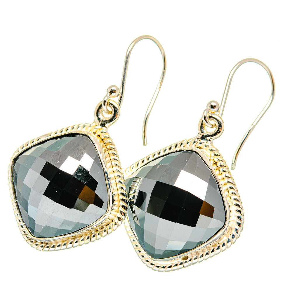Hematite Earrings handcrafted by Ana Silver Co - EARR417827