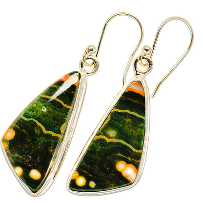 Ocean Jasper Earrings handcrafted by Ana Silver Co - EARR417830