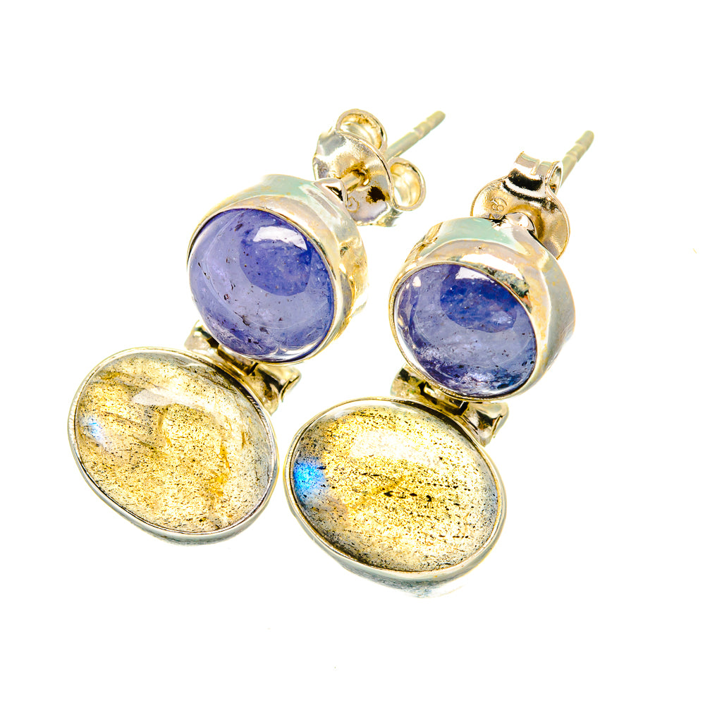 Labradorite Earrings handcrafted by Ana Silver Co - EARR417831