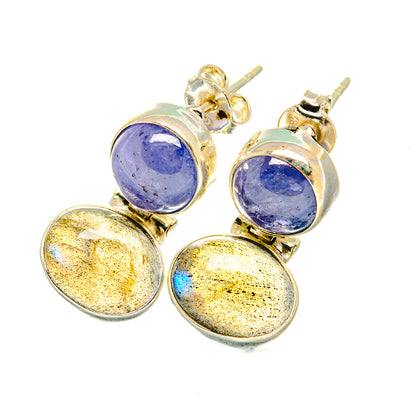 Labradorite Earrings handcrafted by Ana Silver Co - EARR417831