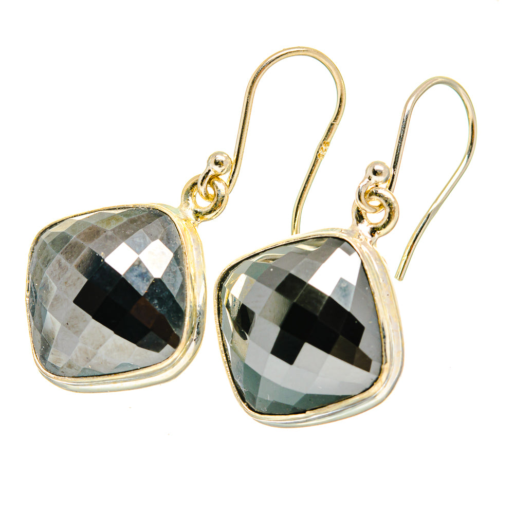 Hematite Earrings handcrafted by Ana Silver Co - EARR417832