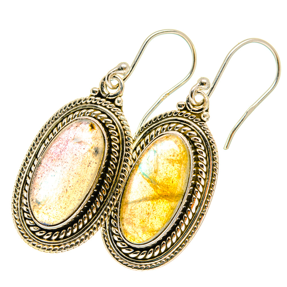 Labradorite Earrings handcrafted by Ana Silver Co - EARR417833