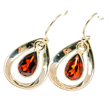 Garnet Earrings handcrafted by Ana Silver Co - EARR417837
