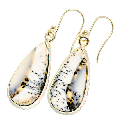 Dendritic Opal Earrings handcrafted by Ana Silver Co - EARR417858