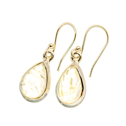 Rainbow Moonstone Earrings handcrafted by Ana Silver Co - EARR417869