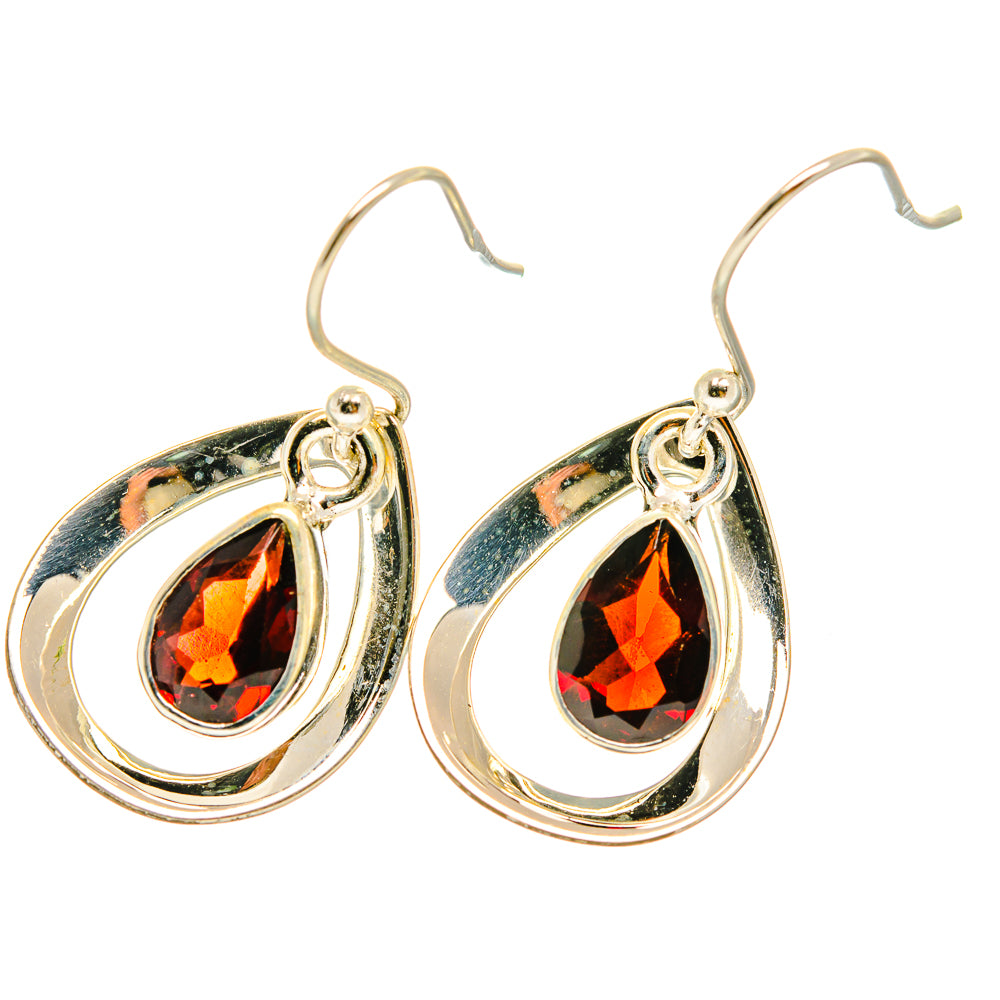Garnet Earrings handcrafted by Ana Silver Co - EARR417870