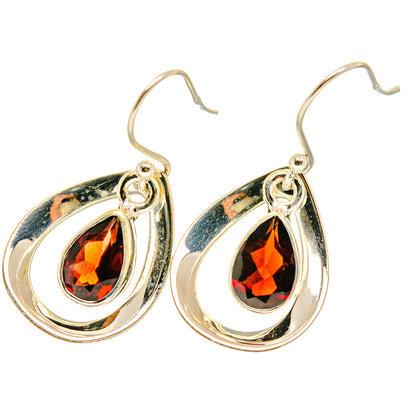 Garnet Earrings handcrafted by Ana Silver Co - EARR417870