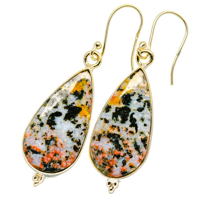 Ocean Jasper Earrings handcrafted by Ana Silver Co - EARR417875