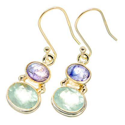 Aqua Chalcedony Earrings handcrafted by Ana Silver Co - EARR417879