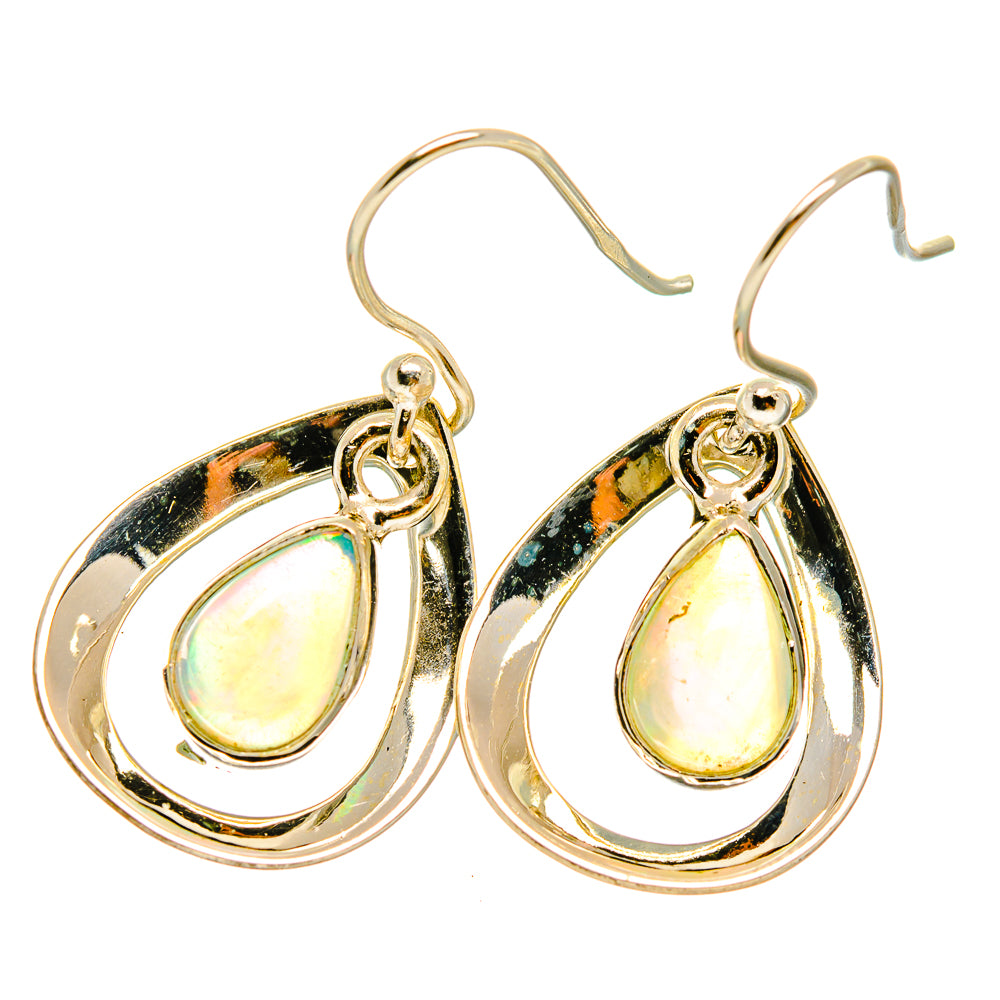 Ethiopian Opal Earrings handcrafted by Ana Silver Co - EARR417882