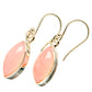 Pink Opal Earrings handcrafted by Ana Silver Co - EARR417905