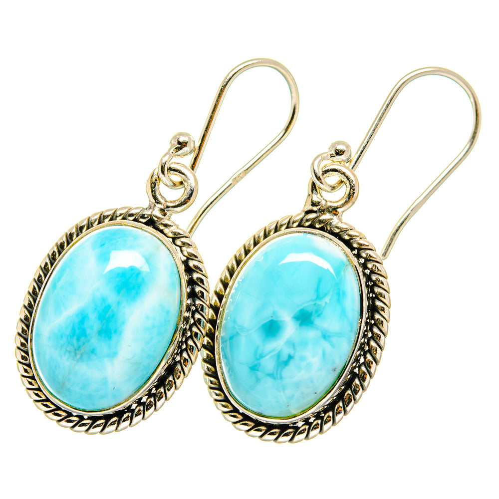 Larimar Earrings handcrafted by Ana Silver Co - EARR417909