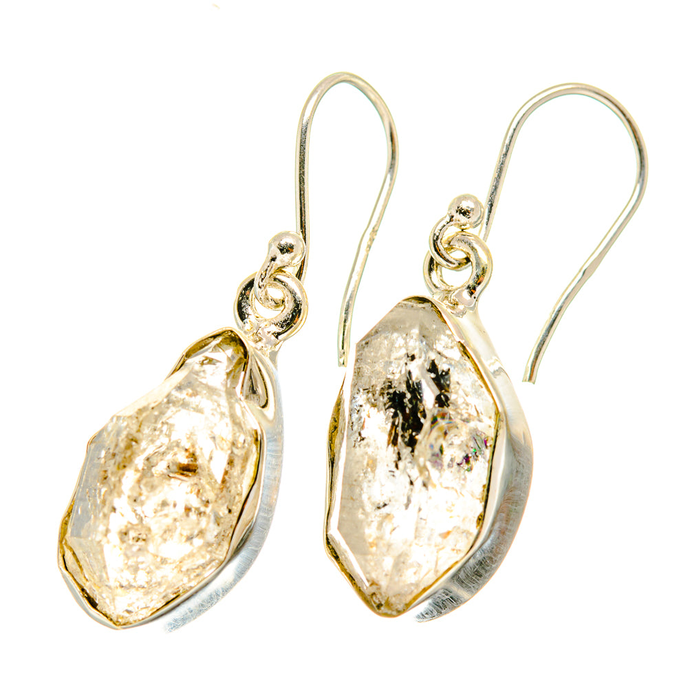 Herkimer Diamond Earrings handcrafted by Ana Silver Co - EARR417915