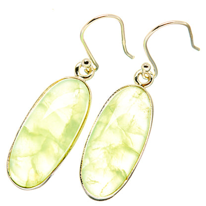 Prehnite Earrings handcrafted by Ana Silver Co - EARR417933