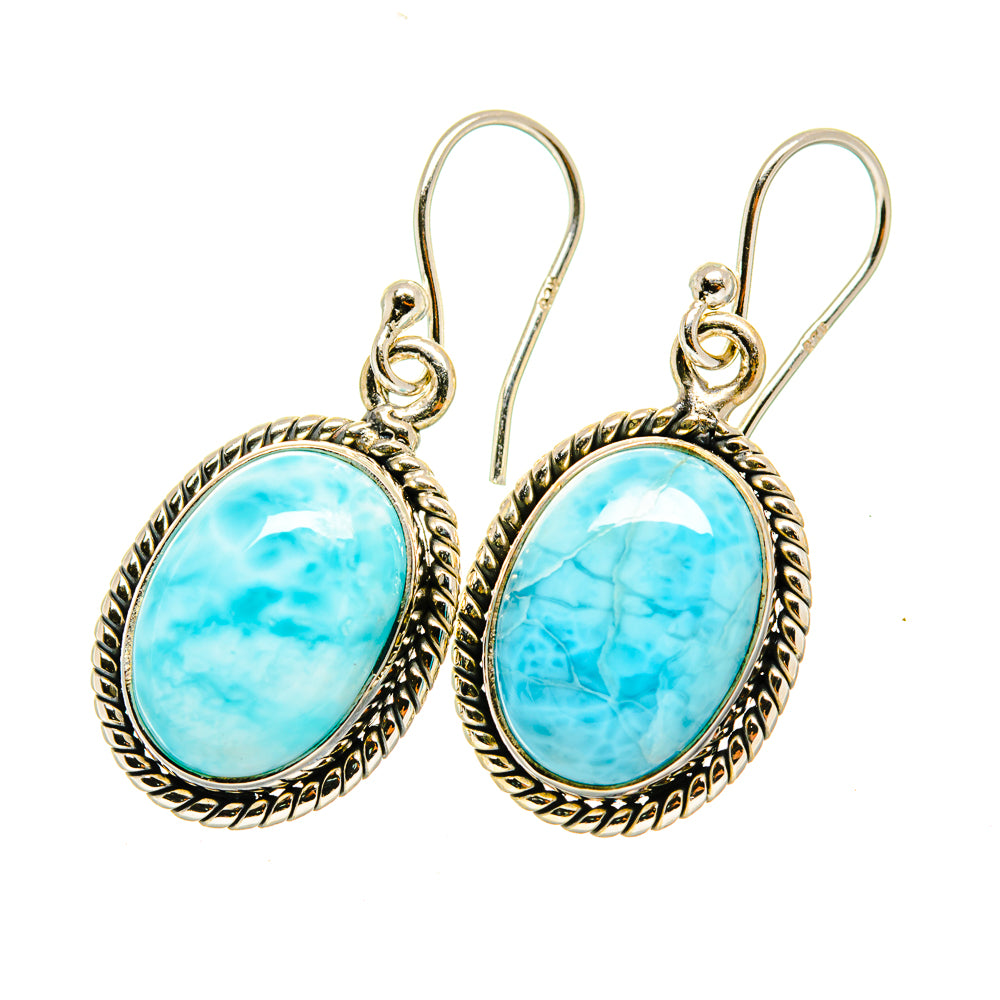 Larimar Earrings handcrafted by Ana Silver Co - EARR417940