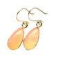 Pink Opal Earrings handcrafted by Ana Silver Co - EARR417974