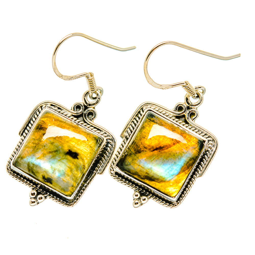 Labradorite Earrings handcrafted by Ana Silver Co - EARR418004
