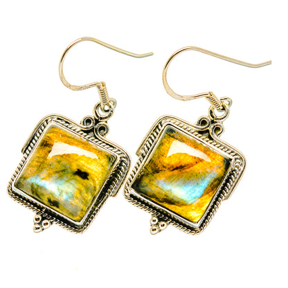 Labradorite Earrings handcrafted by Ana Silver Co - EARR418004
