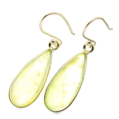 Prehnite Earrings handcrafted by Ana Silver Co - EARR418012
